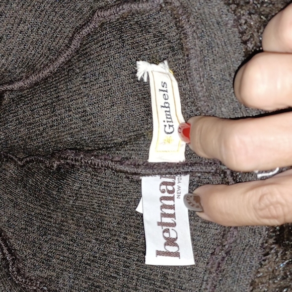 Vintage Brown Faux Fur Bucket Hat, s-m, sold at Gimbels, warm cozy - Picture 4 of 5